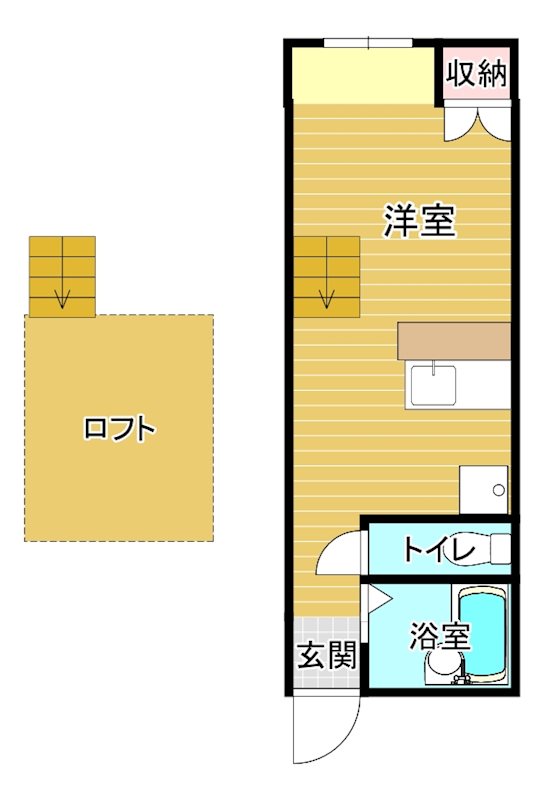 タウンハイツの間取り