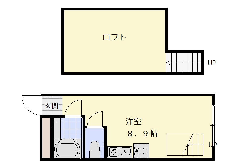 ガーデン下大屋の間取り