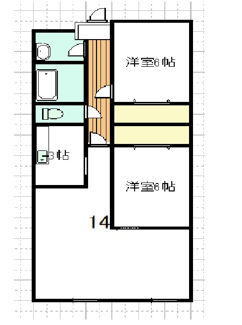 サンキャッスル岩崎の間取り