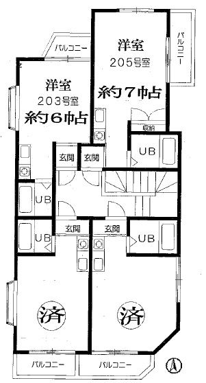 メゾンロイヤルの間取り