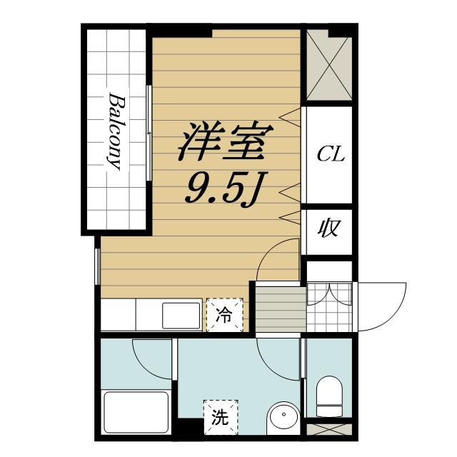 千葉市若葉区みつわ台のマンションの間取り