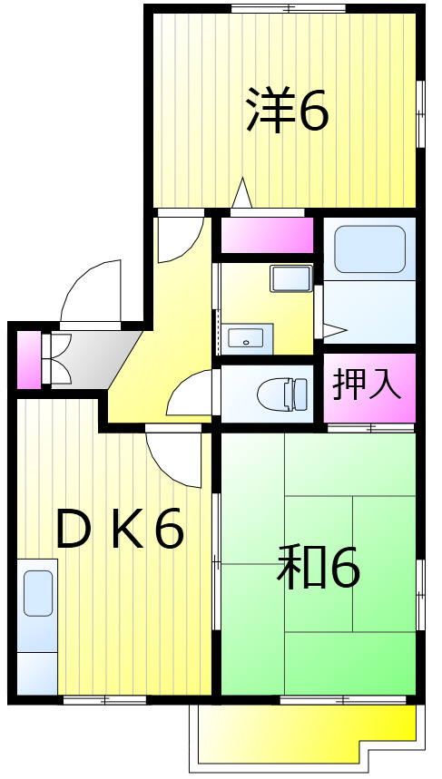 ルミエールEAST・Aの間取り