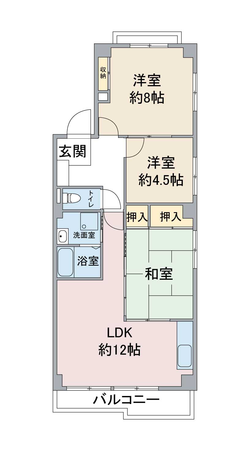 【ル・アールの間取り】