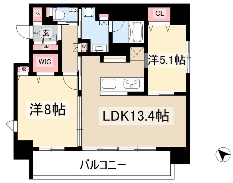 アヴァンセテラス白壁の間取り