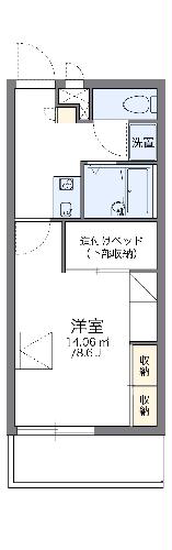 レオパレスアニマートの間取り