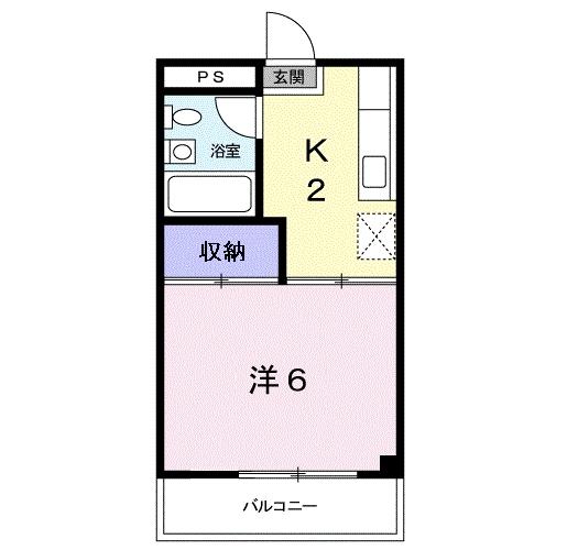 光ハイツ杉本の間取り