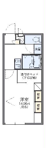 レオパレス河端の間取り