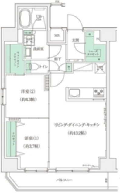 STANDZ板橋本町の間取り