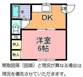 リバーハウス　Ａ棟の間取り