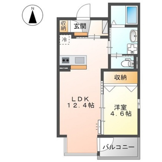 サンライズ京橋の間取り