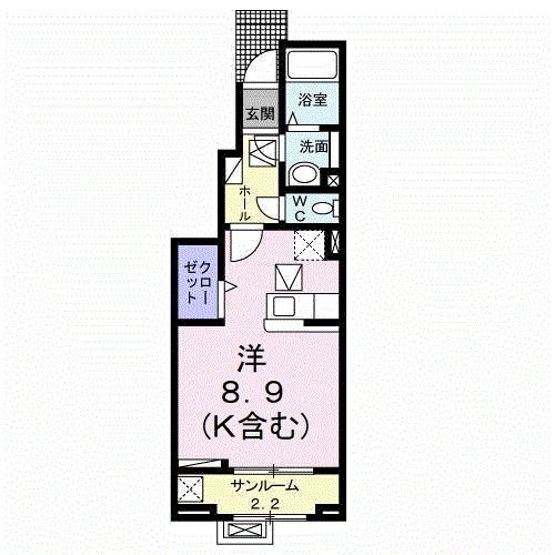 プリンシパール　滝の間取り