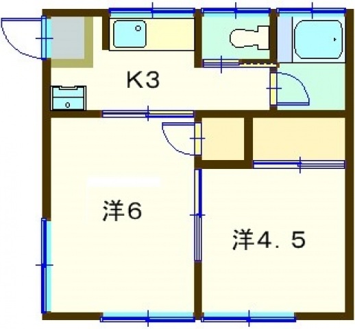 第三あさひ荘の間取り