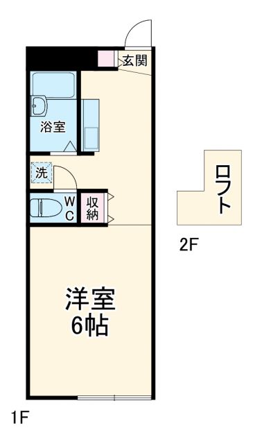 西岡崎駅前アールの間取り