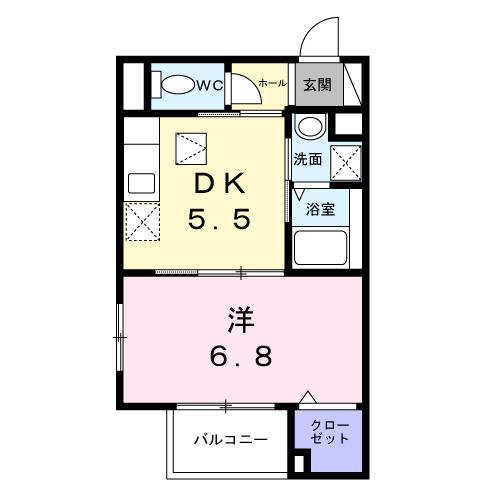 フェリーチェ深沢の間取り