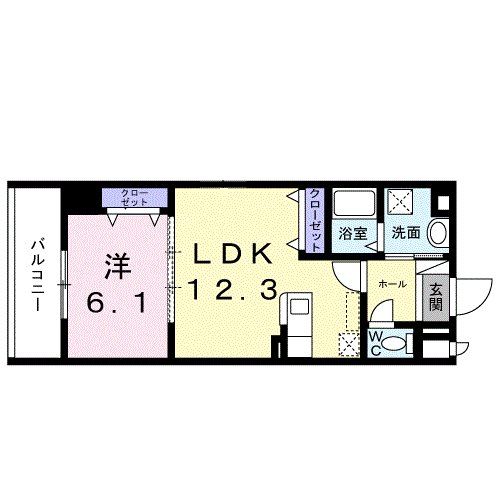 府中市白糸台のマンションの間取り