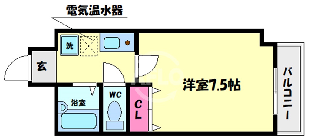 リンデ桜川の間取り