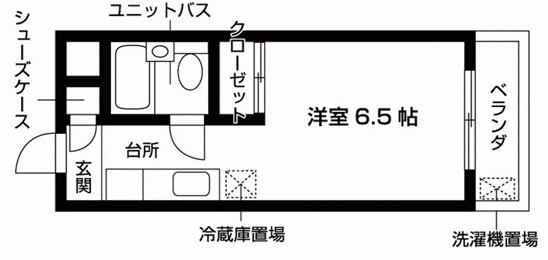 京田辺市三山木柚ノ木のマンションの間取り