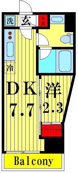 アーバネックス深川住吉IIIの間取り