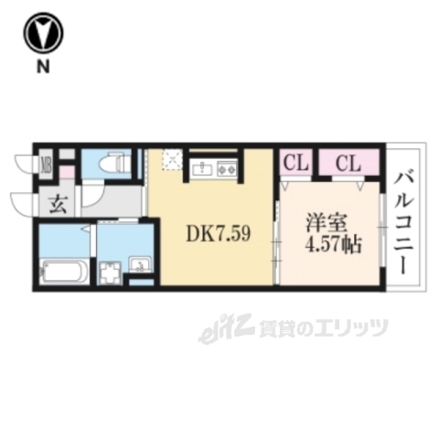 Ｄ－ｒｏｏｍＭ－ｆｉｖｅの間取り