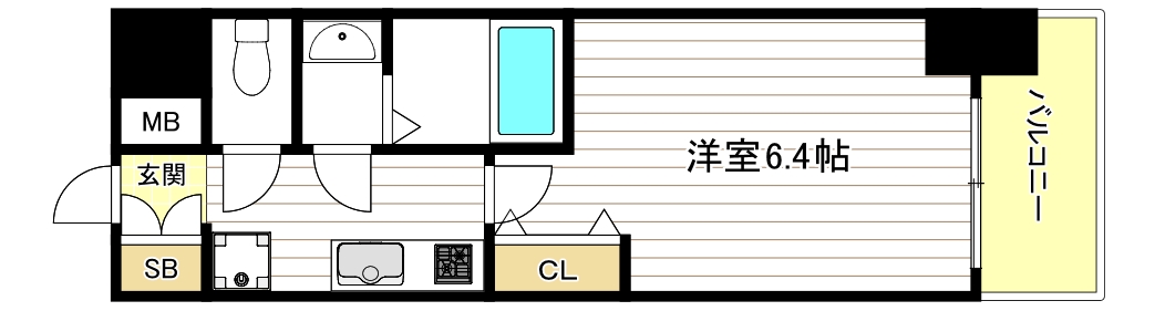 住之江公園レジデンスの間取り