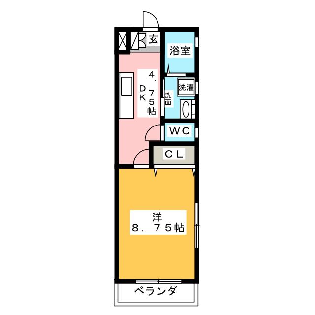 リベルテ上大之郷の間取り