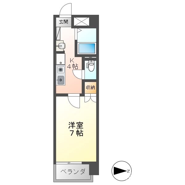 エトワール大島の間取り