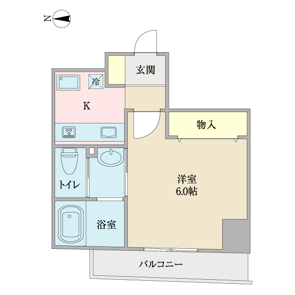 ハルモニー鶴見中央の間取り