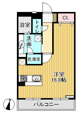 パルティール土屋の間取り