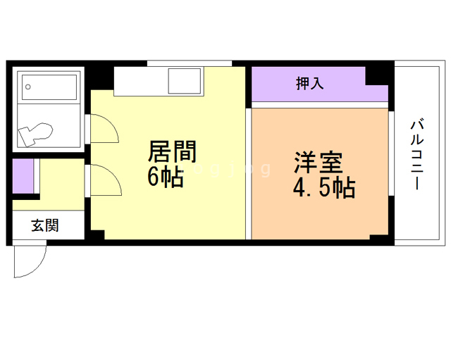 エバーハイツの間取り