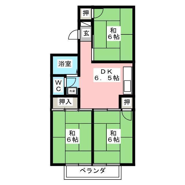 コーポセジュールの間取り