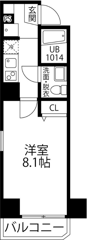 リベルテ四ツ木の間取り