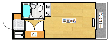 広島市南区宇品御幸のマンションの間取り