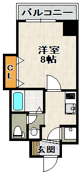 ビガーポリス１３３宝塚の間取り