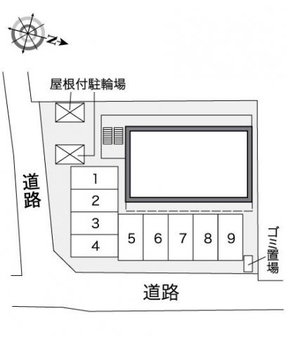 【レオパレスＶＥＧＡの駐車場】