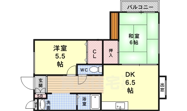 グリンピア野間の間取り