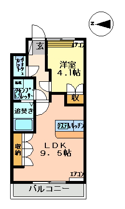 レインボウヒルズの間取り