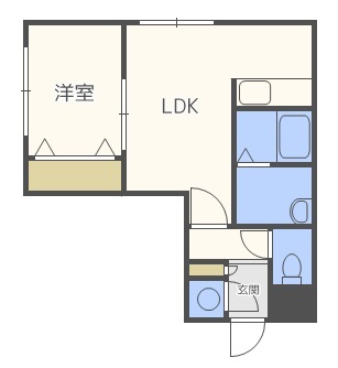 【サンライズ本郷通の間取り】