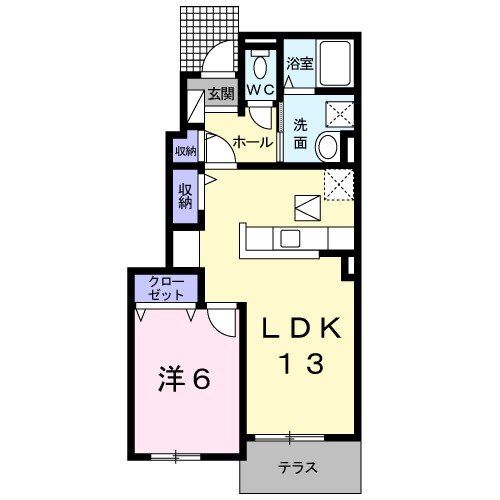 杵島郡大町町大字大町のアパートの間取り