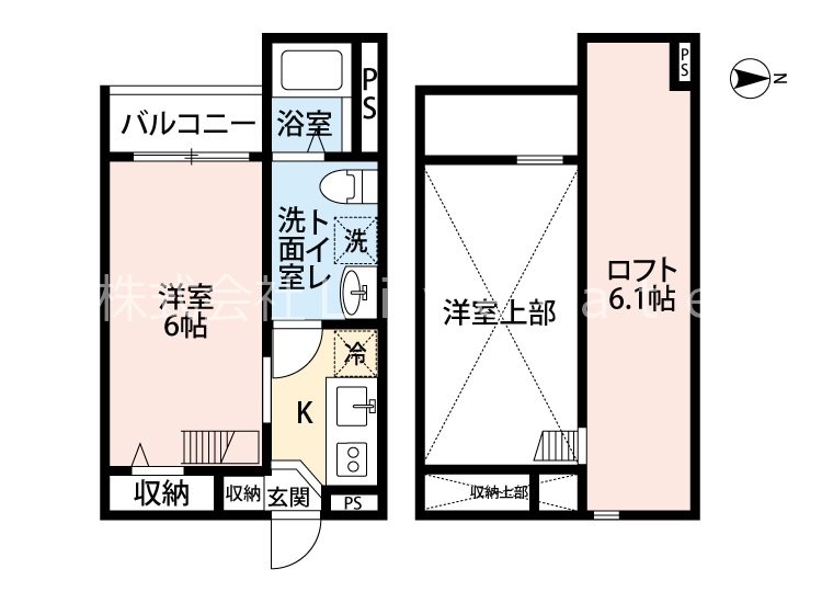 リヴァブル瑞穂通の間取り