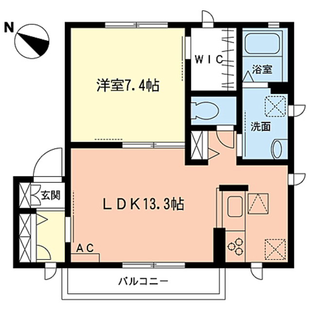 ボヌールCの間取り