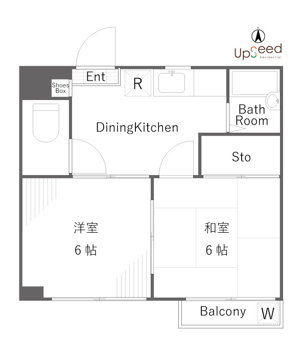 ドゥエル秋川の間取り