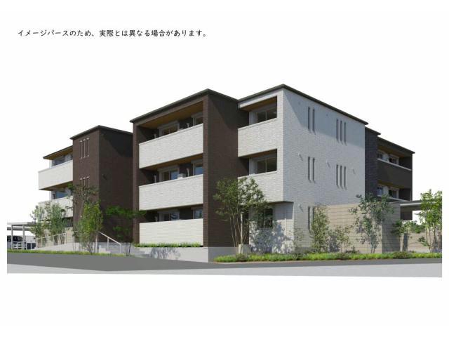 熊本市北区武蔵ケ丘のマンションの建物外観