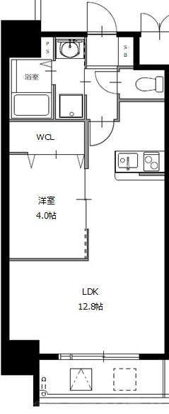 【仮）天王寺区烏ケ辻共同住宅の間取り】