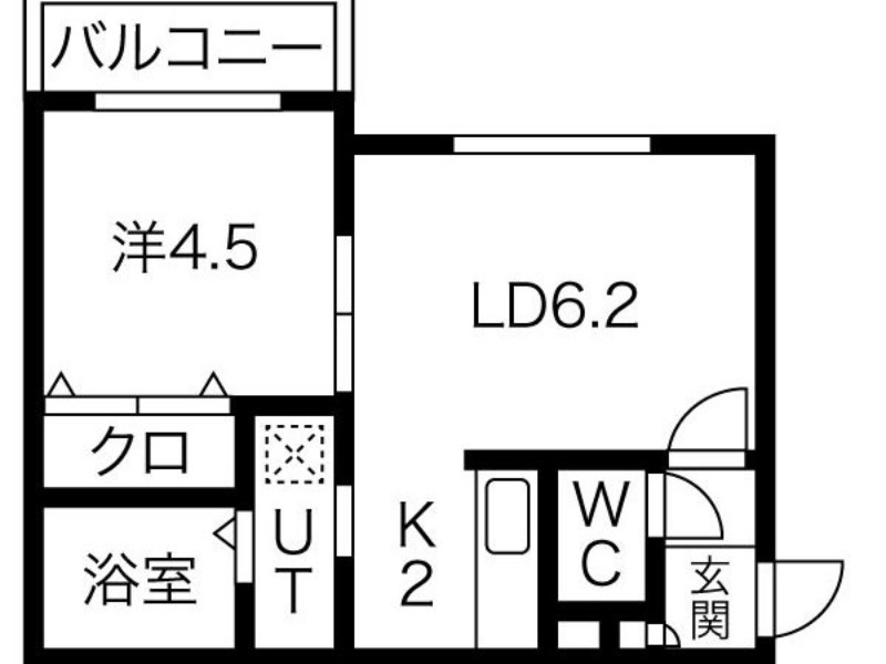 フェリオ真駒内の間取り