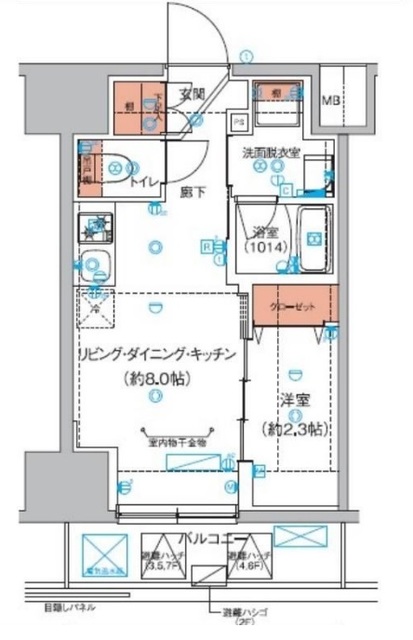 （仮称）巣鴨山手インサイドレジデンスの間取り