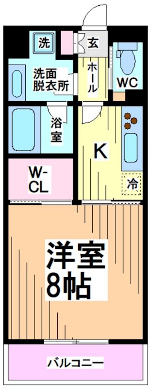 【川崎市多摩区中野島のマンションの間取り】