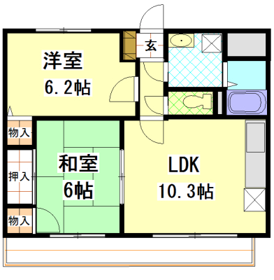 マンション曽根本　Iの間取り