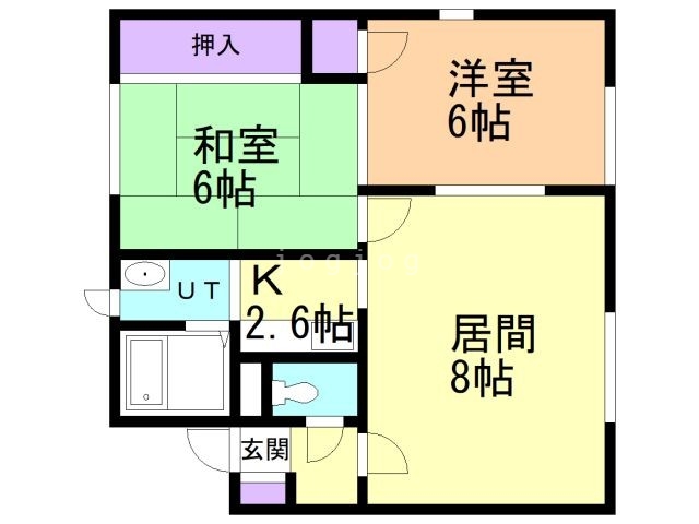 メイユール篠路Ｎの間取り