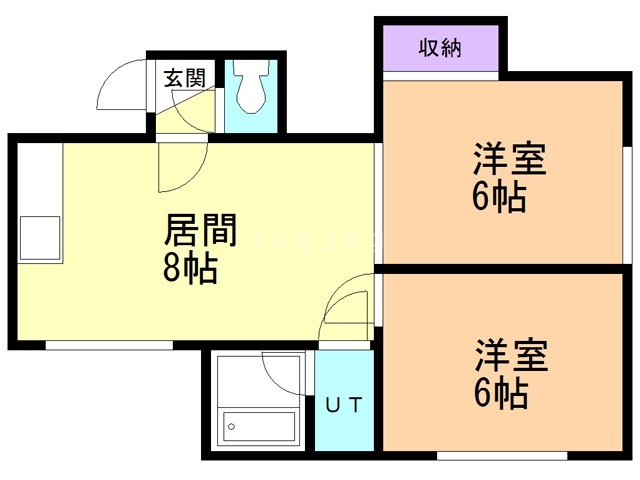 【ダイヤフレンド平岡の間取り】