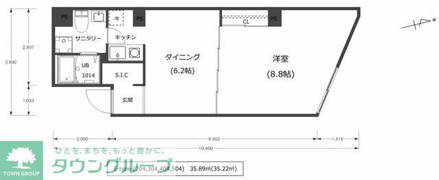 ウィズ高島平の間取り